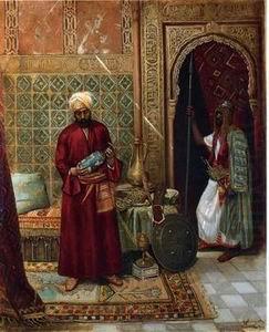 Arab or Arabic people and life. Orientalism oil paintings  376, unknow artist